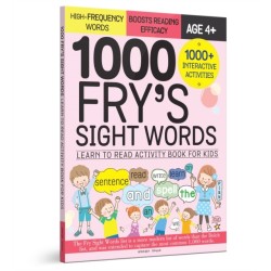 1000 Fry's Sight Words: Learn to Read Activity Book for Kids