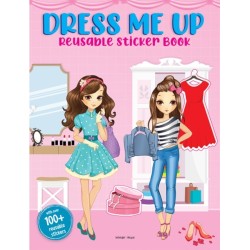 Dress Me Up Reusable Sticker Book?for Chindren: Reusable Sticker Book For Chindren
