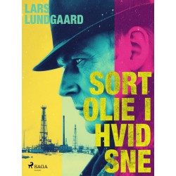 Sort olie i hvid sne