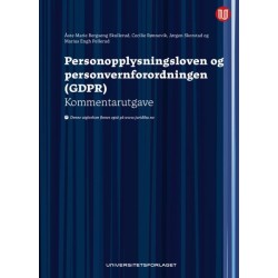 Personopplysningsloven og personvernforordningen (GDPR) : kommentarutgave