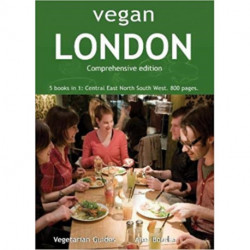 Vegan London Complete: 5 books in 1: Central East North South West. 800 pages.