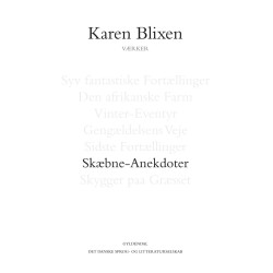 Skæbne-Anekdoter: 1. tekstkritiske og kommenterede udgave