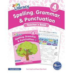 Spelling, Grammar, & Punctuation Teacher’s Book 4: In Print Letters (American English edition)