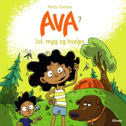 Ava 7, Sol, myg og hvalpe, Blå Læseklub