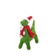 Dinosaur with Christmas Stocking Felt Decoration