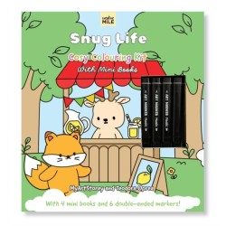 Snug Life: Cosy Colouring Kit with Mini Books
