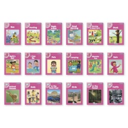 Jolly Phonics Pink Readers Complete Set: in Print Letters (American English Edition)