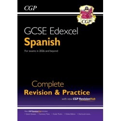 New GCSE Spanish Edexcel Complete Revision & Practice with CGP RevisionHub (for exams from 2026)