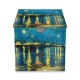 Vincent van Gogh: Starry Night over the Rhone Flame Tree Memo Box with Drawer
