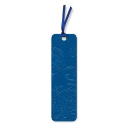 Vincent van Gogh: The Starry Night Artisan Art Vegan Leather Bookmarks (pack of 10)