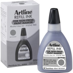 Artline Non-press 437A refill ink 60ml Grey