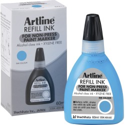 Artline Non-press 437A refill ink 60ml Light Blue