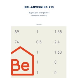 Anvisning 213: Bygningers energibehov: Beregningsvejledning