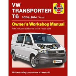 Volkswagen Transporter T6 2015 to 2024 Diesel: Owners Workshop Manual - Now includes additional online repair data