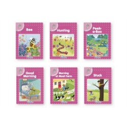 Jolly Phonics Pink Readers Inky Mouse & Friends: in Precursive Letters (British English Edition)