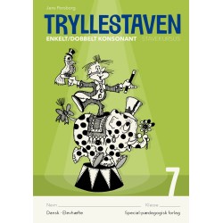 Tryllestaven Stavekursus 7. Enkelt/dobbelt konsonant, 5 stk.