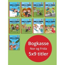 Nor og Frida (Bogkasse 45 stk. 5 af hver titel)