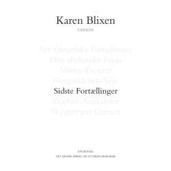 Sidste Fortællinger: 1. tekstkritiske og kommenterede udgave