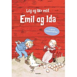 Leg og lær med Emil og Ida: Aktivitetshæfte med klistermærker