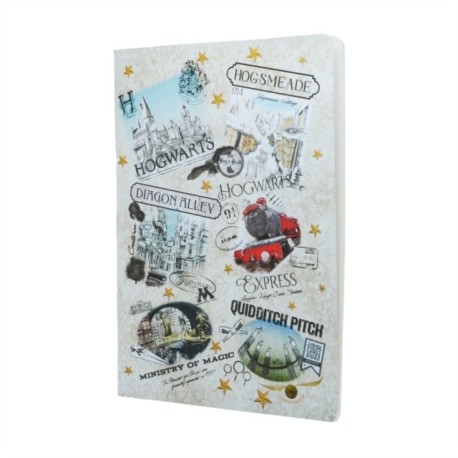 The Wizarding World (Harry Potter Collection) A4 Grid Cahier