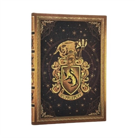 Hufflepuff Journal (Harry Potter Collection) Midi Custom Lined (Elastic Band Closure)