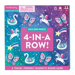 Unicorn Magic 4-In-A-Row Magnetic Board Game