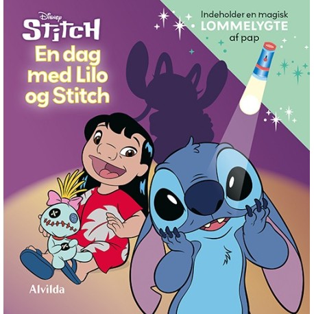 Disney Stitch - En dag med Lilo og Stitch: bog med lommelygte i pap