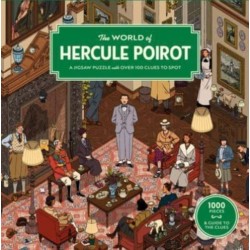 The World of Hercule Poirot: A 1000-piece jigsaw puzzle with over 100 clues to spot: The perfect family gif - [RODEKASSE/DEFEKT]