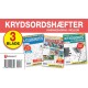 Krydsords samleposer med 3 blade. Sværhedsgrad MELLEM ***: Assorteret 3 stk per pose.