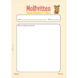 Molevitten, 0. kl., Evalueringshæfte: Læsesporet