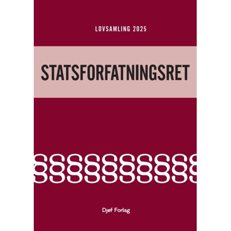Lovsamling - Statsforfatningsret: 2025