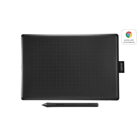 Wacom One Medium Pen Tablet, Black/Red