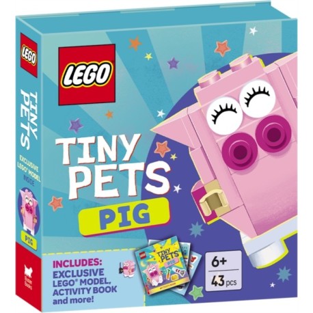 LEGO® Books. Tiny Pets: Pig (with exclusive pig mini-build, paper crafts, stickers and activity book)