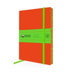 Orange & Lime Green Artisan Paperback Notebook