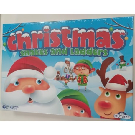 Christmas Snakes & Ladders Board Game