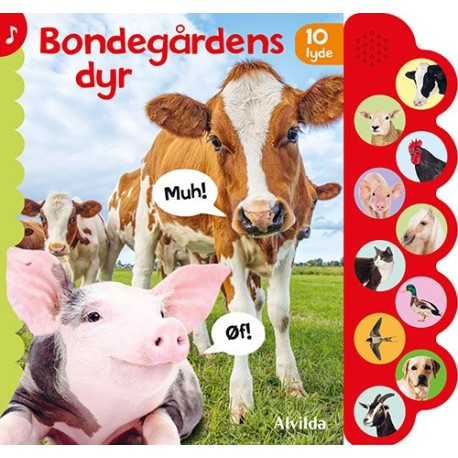 Bondegårdens dyr (med 10 lyde)