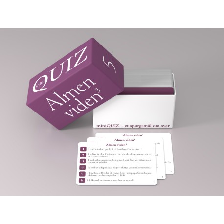 miniQUIZ - Almen viden 3