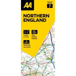 AA Road Map Northern England