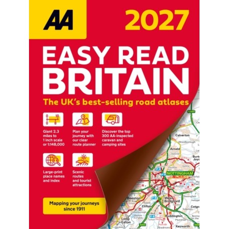 AA Easy Read Atlas Britain 2027