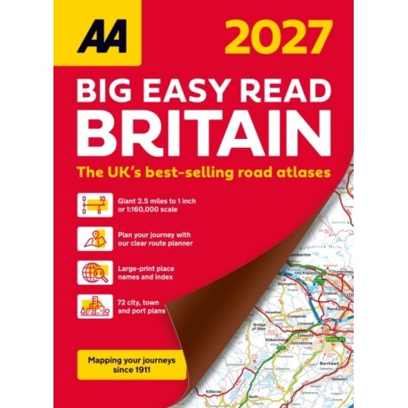 AA Big Easy Read Atlas Britain 2027