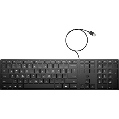 HP 320K G2 USB Wired Keyboard (Nordic)