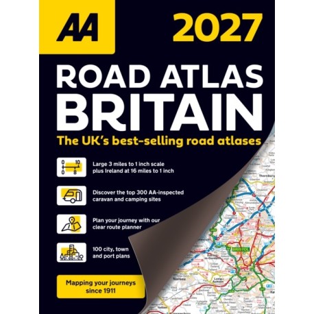 AA Road Atlas Britain 2027