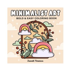Minimalist Art: Bold & Easy Coloring Book
