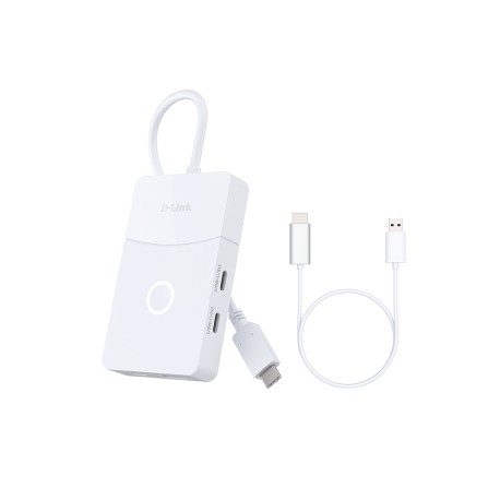 D-LINK 5-in-1 USB-C Hub with Wireless HDMI