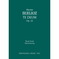 Te Deum, Op.22: Vocal score