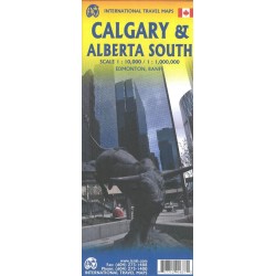 Calgary & Southern Alberta Travel Reference Map