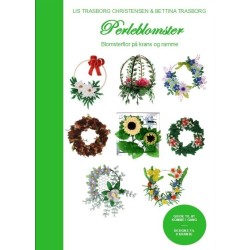 Perleblomster - Blomsterflor på krans og ramme