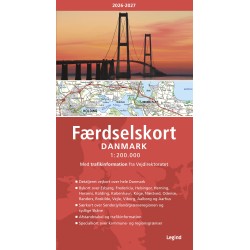 Færdselskort Danmark 2026-2027