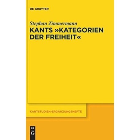 Kants "Kategorien der Freiheit"