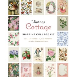 Vintage Cottage Wall Collage Kit